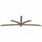 Ekena Millwork Davenport Rough Sawn Timber Gable Bracket, Douglas Fir, 108"W x 36"H x 2"D x 4"F, 8/12 Pitch GBW108X36X0204DAV00RDF - alternate 5